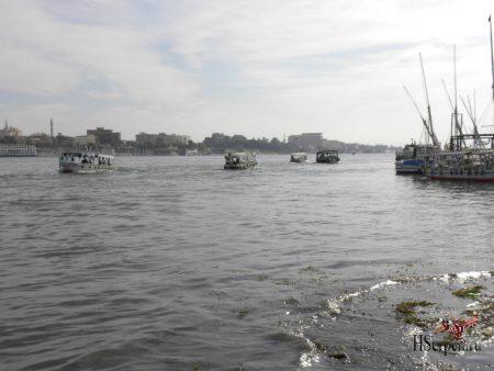 Великая река Нил в Луксоре