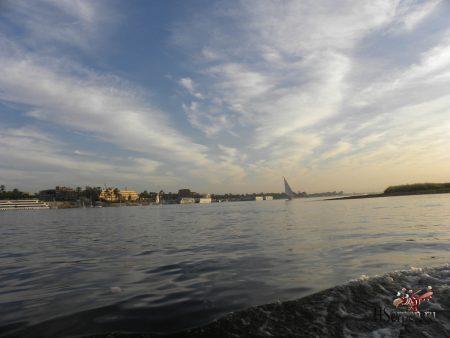 Великая река Нил в Луксоре