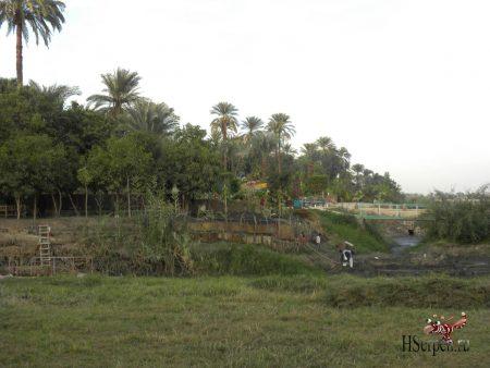 Великая река Нил в Луксоре