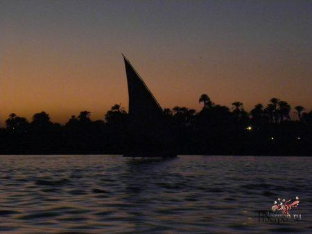 Великая река Нил в Луксоре