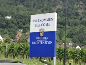 Посещение Княжества Лихтенштейн в июле 2013
