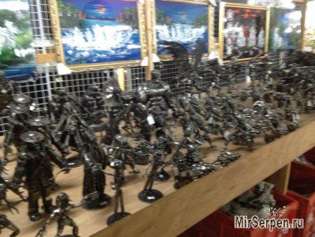 Шоппинг в Паттайе: Сувениры из железа в Лукдод Шоппинг в Паттайе: Сувениры из железа в Лукдод