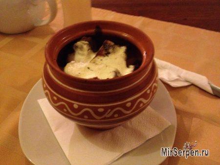 Жаркое из дикого кабана в кафе-баре "Державный"