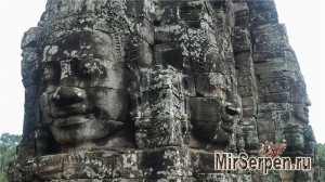 Храм Байон, Ангкор, провинция Сиемреап, Камбоджа Храм Байон, Ангкор, провинция Сиемреап, Камбоджа