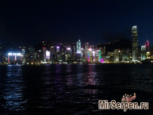 Огни вечернего Гонконга Огни вечернего Гонконга