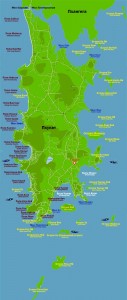 Карта острова Пхукет, Таиланд Карта острова Пхукет, Таиланд