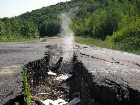 Город Сентрейлия, Пенсильвания, США Город Сентрейлия, Пенсильвания, США