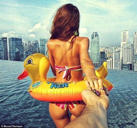 Я буду идти за тобой... Проект фотографа Murad Osmann