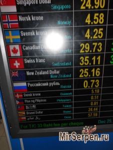 Шоппинг в Таиланде: Стоит ли пользоваться обменниками в магазине Шоппинг в Таиланде: Стоит ли пользоваться обменниками в магазине