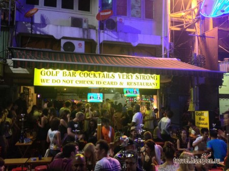 Улица Khao San - сердце ночной жизни Бангкока