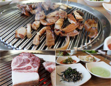 Черные свиньи на острове Чеджудо