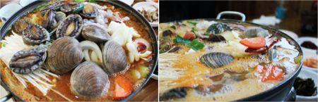 Комплексный обед из морепродуктов