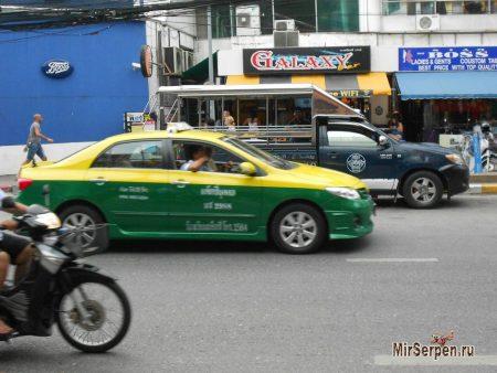 Обзор транспорта в Паттайе: такси