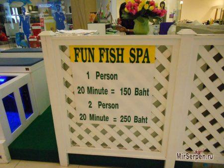 Рыба-спа - когда вас грызут за ваши деньги