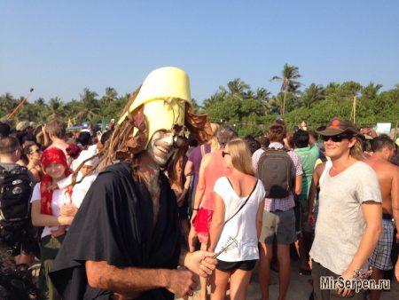 Карнавал фриков 2015 год, пляж Арамболь, Северный Гоа, Индия