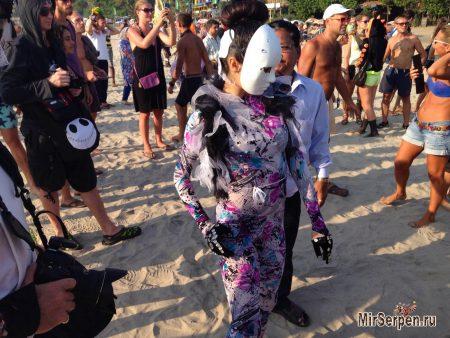 Карнавал фриков 2015 год, пляж Арамболь, Северный Гоа, Индия