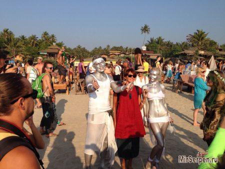 Карнавал фриков 2015 год, пляж Арамболь, Северный Гоа, Индия