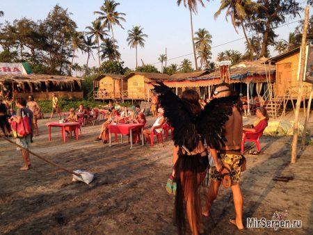 Карнавал фриков 2015 год, пляж Арамболь, Северный Гоа, Индия