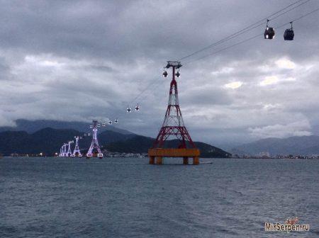 Канатная дорога в парк Vinpearl, Нячанг