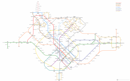 Карта метро Сингапура