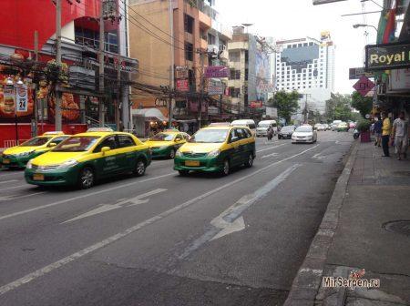 Таксисты Бангкока на карте местности