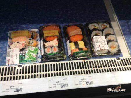 Наборы суши из гипермаркетов Таиланда Наборы суши из гипермаркетов Таиланда