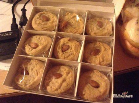 Тайское печенье с миндалем Тайское печенье с миндалем