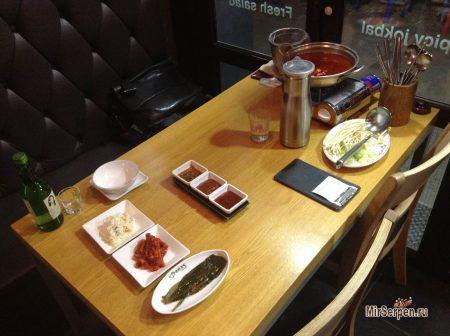 Электронный сервис в кафе Южной Кореи